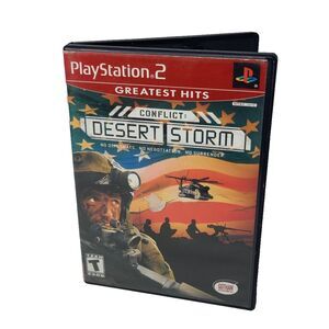 Conflict Desert Storm Sony PlayStation 2 PS2 - 2002 CIB Greatest Hits Video Game